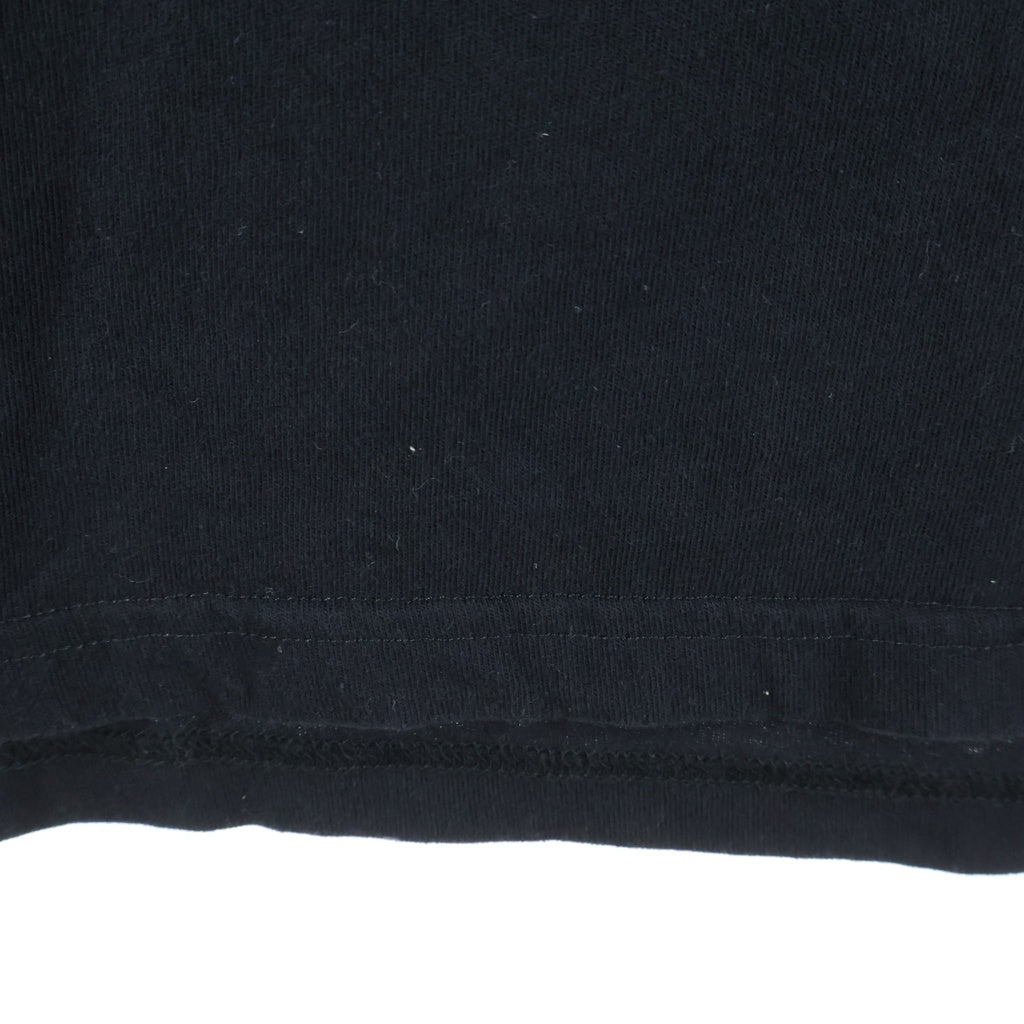 MONCLER GENIUS(モンクレール ジーニアス) ×FRAGMENT MAGLIA T-SHIRT フラグメント フロントロゴプリントTシャツ 半袖クルーネックカットソー ブラック F209U8C70710 8392B