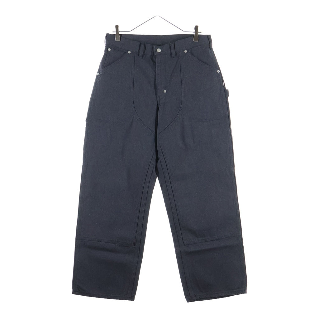 NEIGHBORHOOD(ネイバーフッド) 26SS DOUBLE KNEE DUCK PANTS ダックキャンバス ダブルニー パンツ ブラック 261AQNH-PTM03