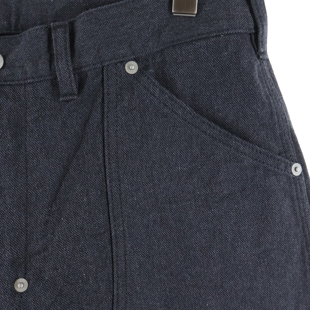 NEIGHBORHOOD(ネイバーフッド) 26SS DOUBLE KNEE DUCK PANTS ダックキャンバス ダブルニー パンツ ブラック 261AQNH-PTM03