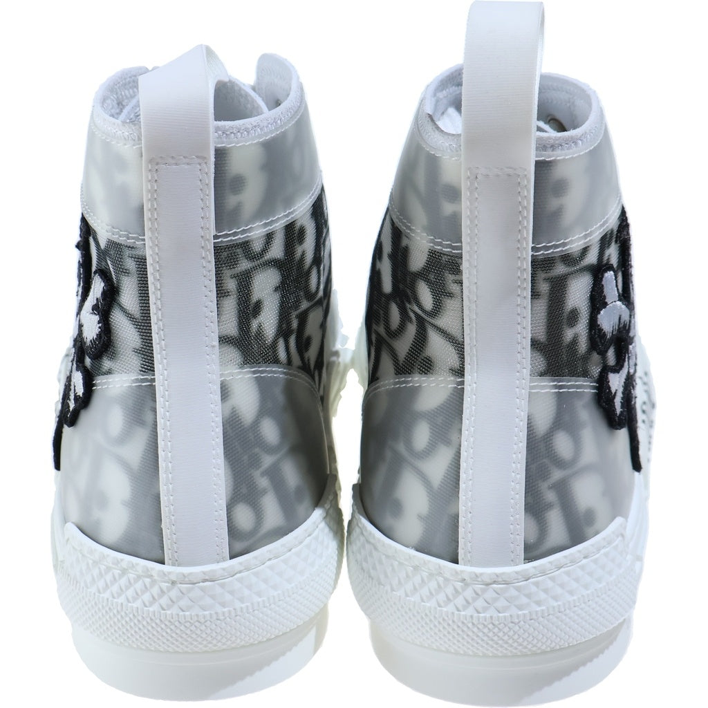 Christian Dior(クリスチャンディオール) 20AW ×SHAWN STUSSY B23 HIGH TOP ショーンステューシー ハイトップ ビーロゴワッペン刺繍 ハイカットスニーカー グレー 3SH118YYO