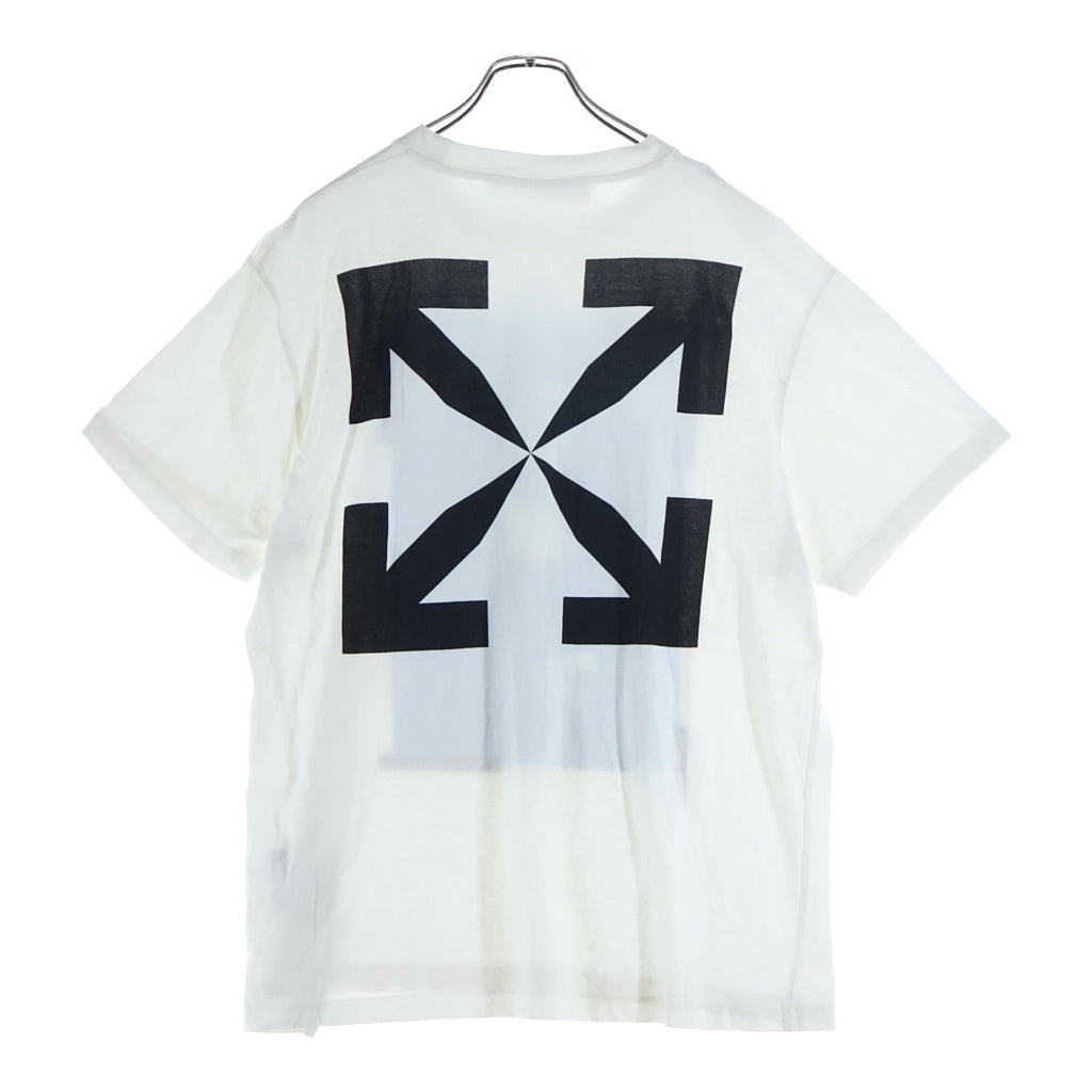 OFF-WHITE(オフホワイト) 21SS MONA LISA TEE アートプリント クルーネック 半袖Tシャツ カットソー ホワイト OMAA038R21JER001