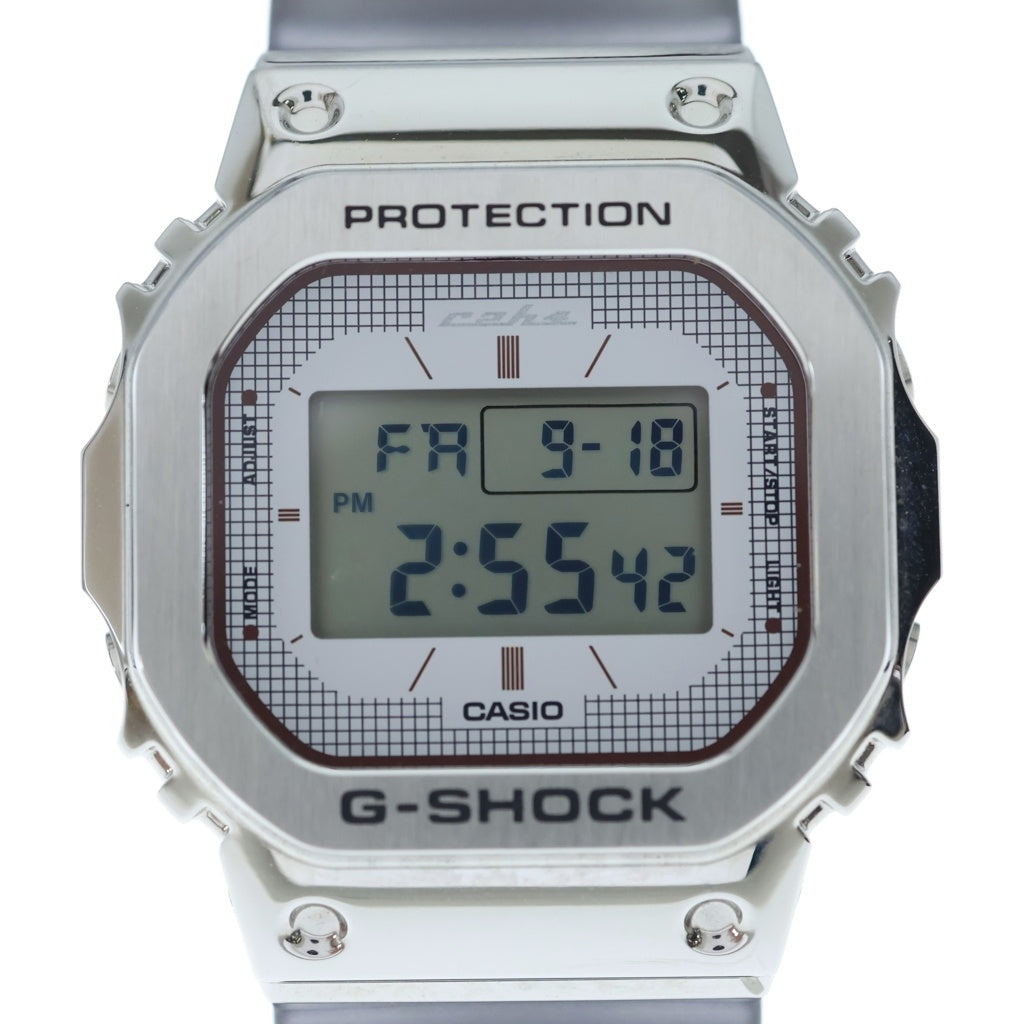 CASIO G-SHOCK(カシオ ジーショック) ×C2H4 GM-5600 THE SPACE AGE EDITION シーツーエイチフォー スペースエイジ デジタル文字盤 腕時計 シルバー/グレー GM-5600C2H424-8P