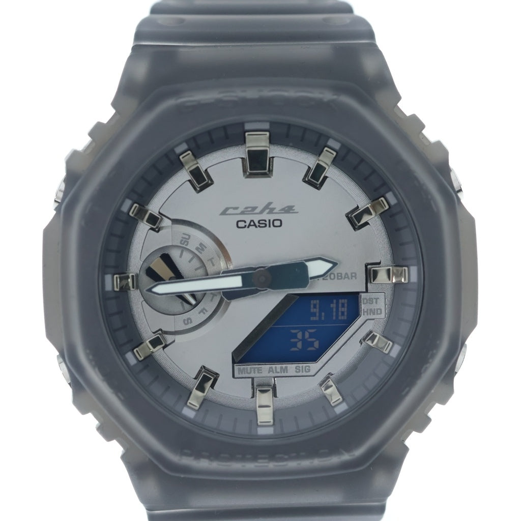 CASIO G-SHOCK(カシオ ジーショック) ×C2H4 GA-2100THE SPACE AGE EDITION シーツーエイチフォー スペース・エイジ・エディション 腕時計 シルバー/グレー GA-2100C2H426-8A-KIT