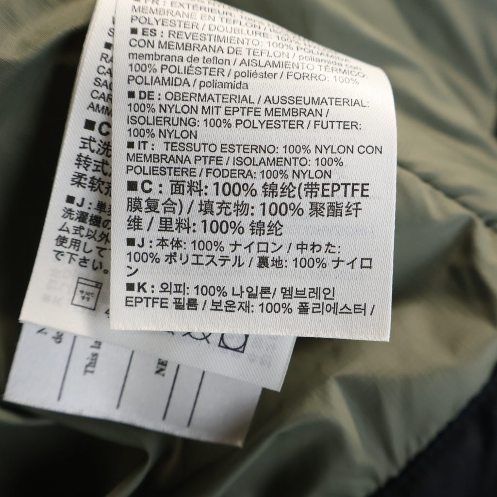 ARC'TERYX(アークテリクス) THERME INSULATED JACKET GORE-TEX サーミー インサレーテッド ゴアテックス フーデッドナイロンパファージャケット カーキ 29710