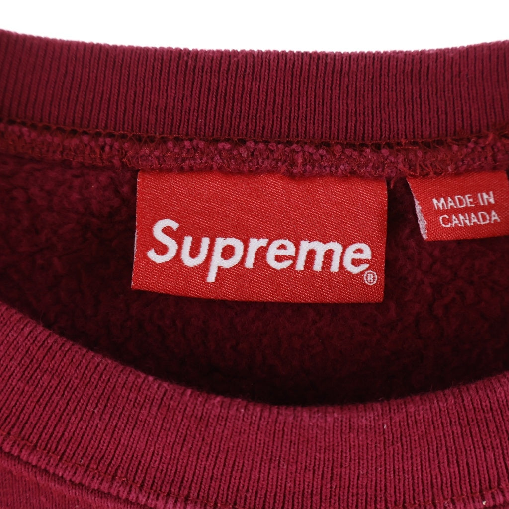 SUPREME(シュプリーム) 18AW World Famous Crewneck ワールドフェイマス クルーネックスウェットシャツ トレーナー レッド