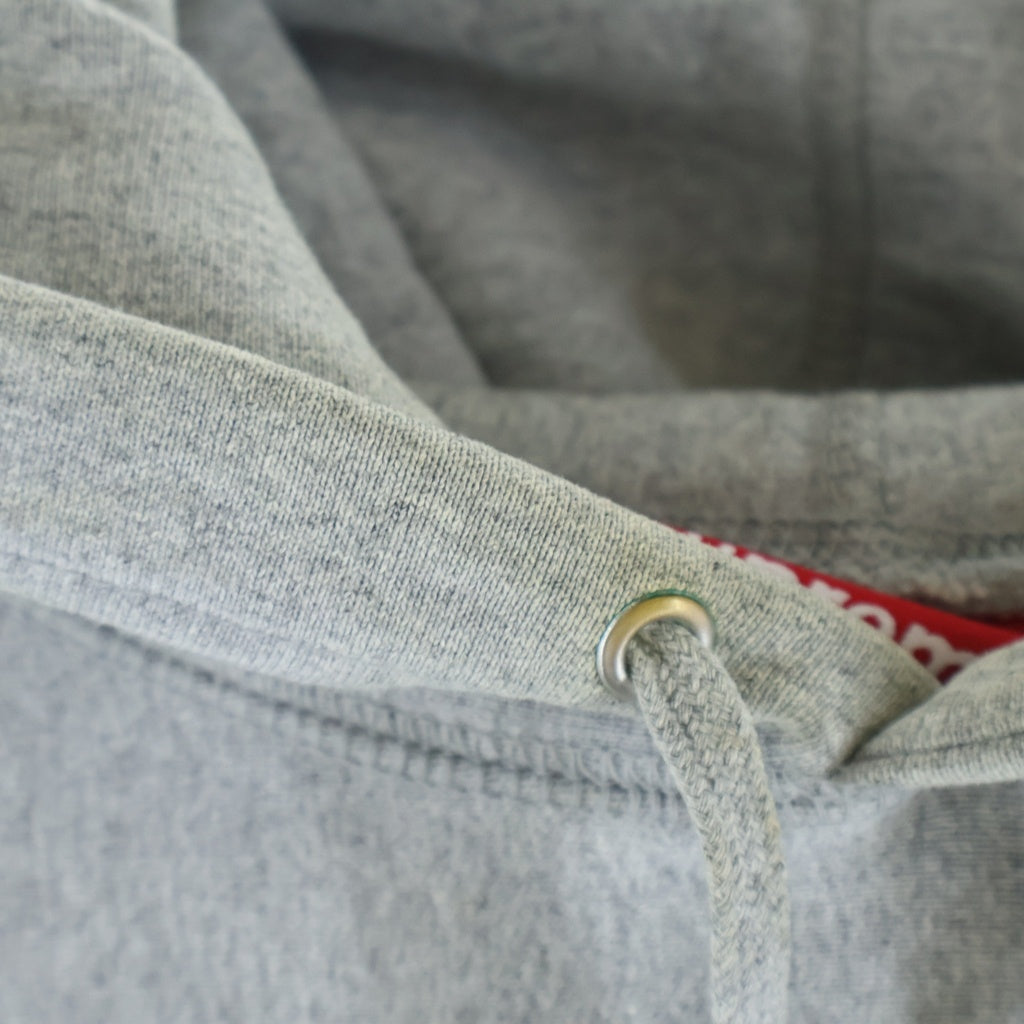 SUPREME(シュプリーム) 19AW Bandana Box Logo Hooded バンダナボックスロゴ プルオーバーフーディー スウェット パーカー グレー