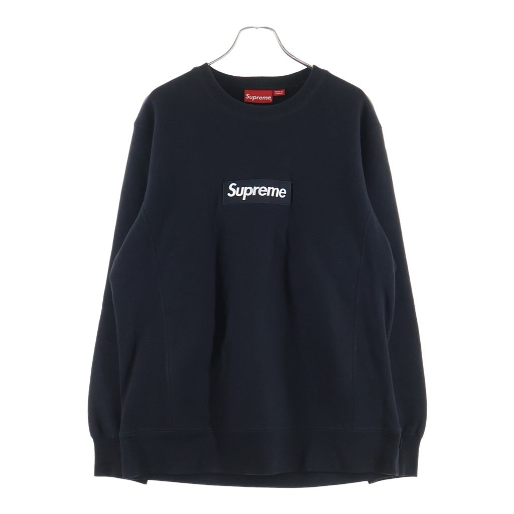 SUPREME(シュプリーム) 15AW Box Logo Crewneck ボックスロゴ クルーネックスウェットシャツ トレーナー ブラック