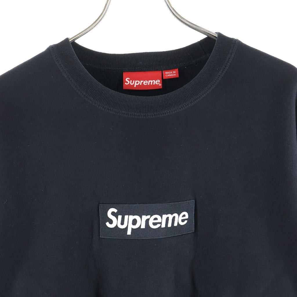 SUPREME(シュプリーム) 15AW Box Logo Crewneck ボックスロゴ クルーネックスウェットシャツ トレーナー ブラック