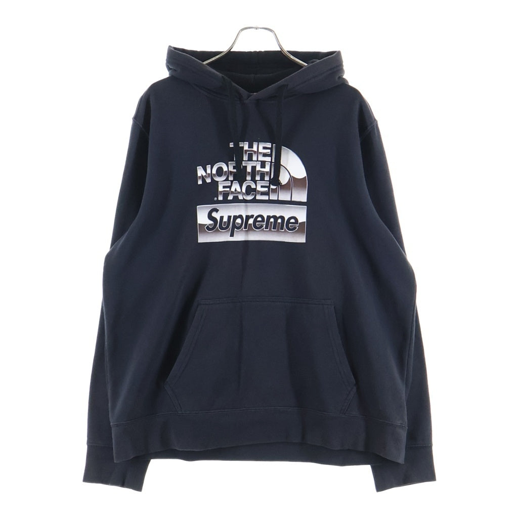 SUPREME(シュプリーム) 18SS ×THE NORTH FACE Metallic Logo Hooded Sweatshirt フーデッドスウェットシャツ パーカー NT11807I