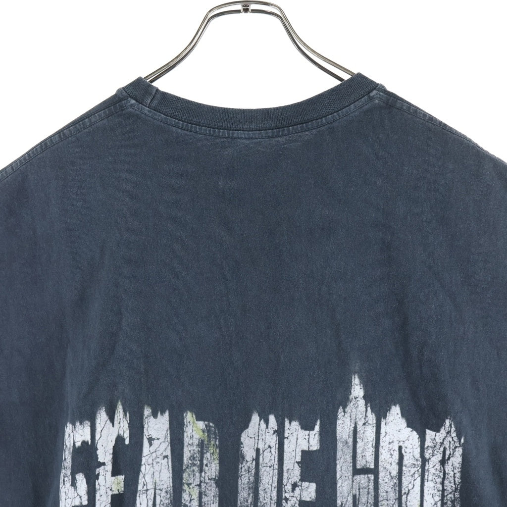 RIVINGTON roi Rebis(リヴィントンロイレビス) INRI CVA SS TEE グラフィティプリント ナンバリング クルーネックノースリーブTシャツ カットソー ブラック