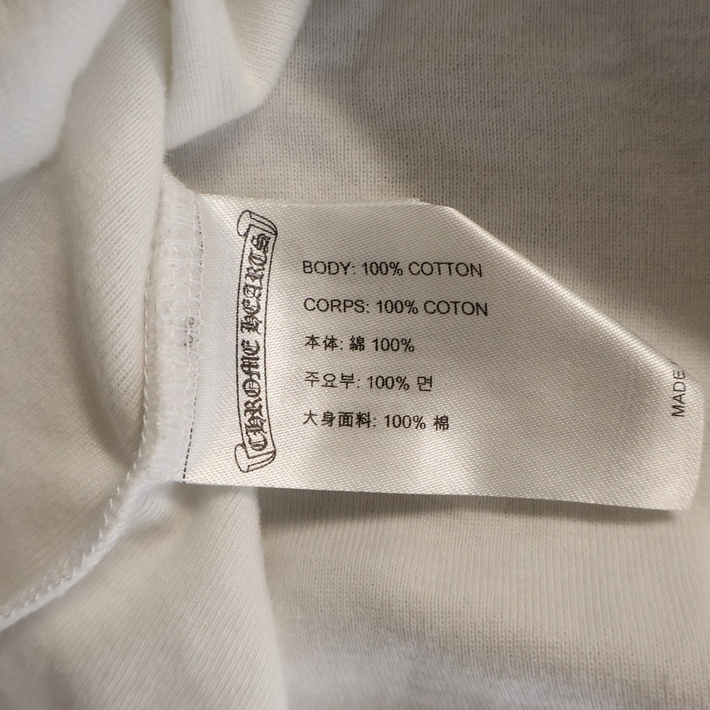 CHROME HEARTS(クロムハーツ) S/S TEE リッププリント クロップド クルーネック半袖Tシャツ カットソー レディース ホワイト