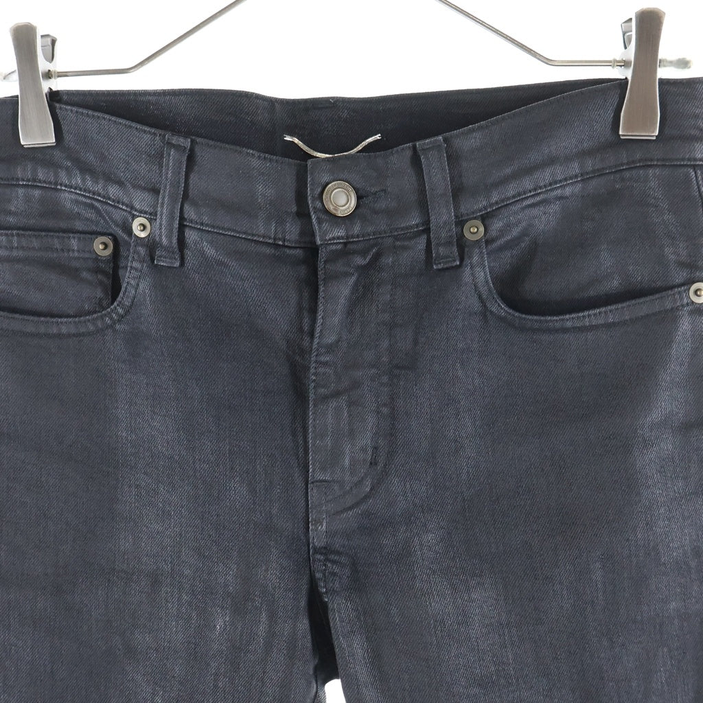 SAINT LAURENT PARIS(サンローランパリ) 15SS エディ期 コーティング加工 スキニーデニムパンツ ブラック 376910 Y899H