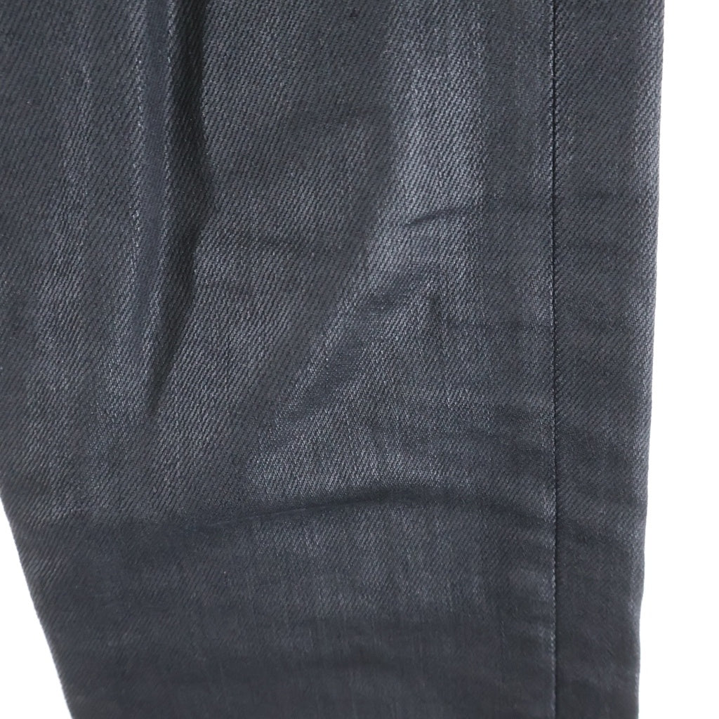 SAINT LAURENT PARIS(サンローランパリ) 15SS エディ期 コーティング加工 スキニーデニムパンツ ブラック 376910 Y899H