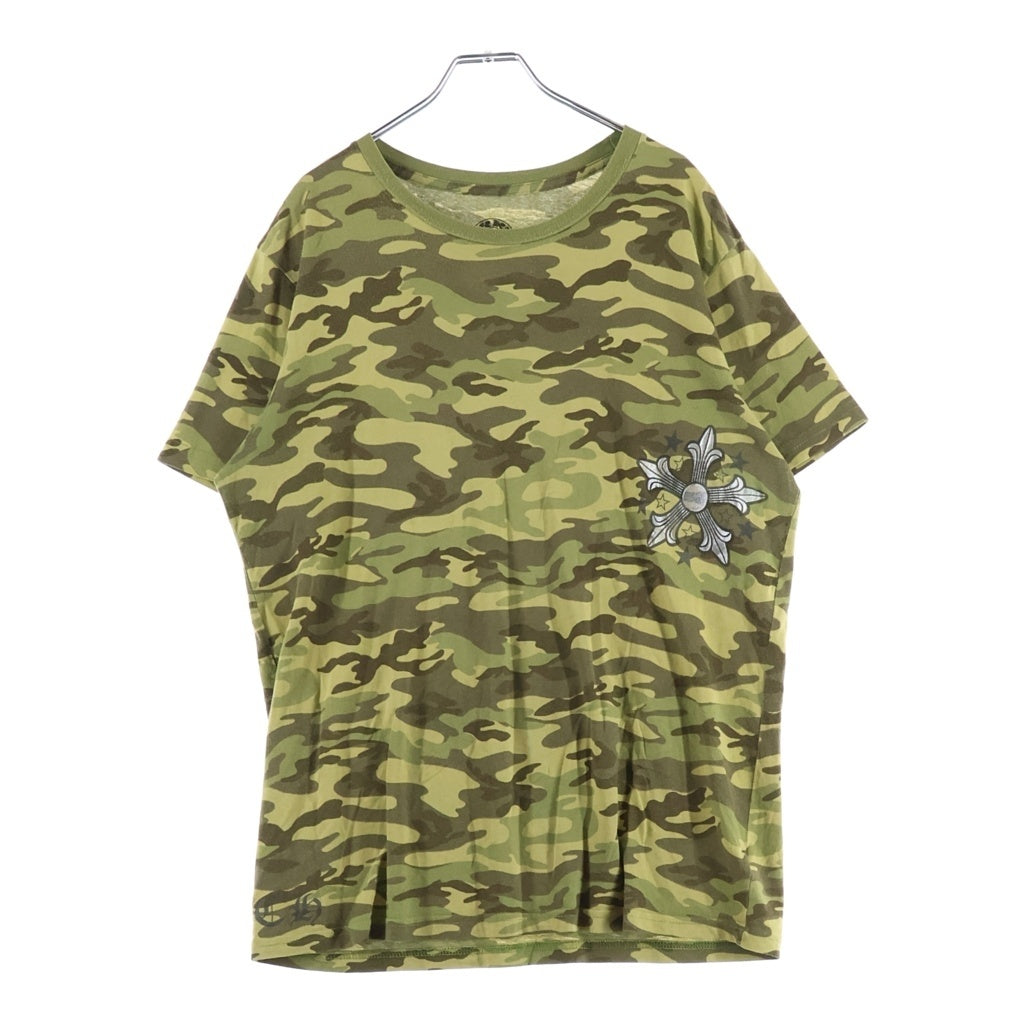 CHROME HEARTS(クロムハーツ) OLD STAR S/S TEE オールド スタープリント 半袖Tシャツ カットソー カモフラ グリーン