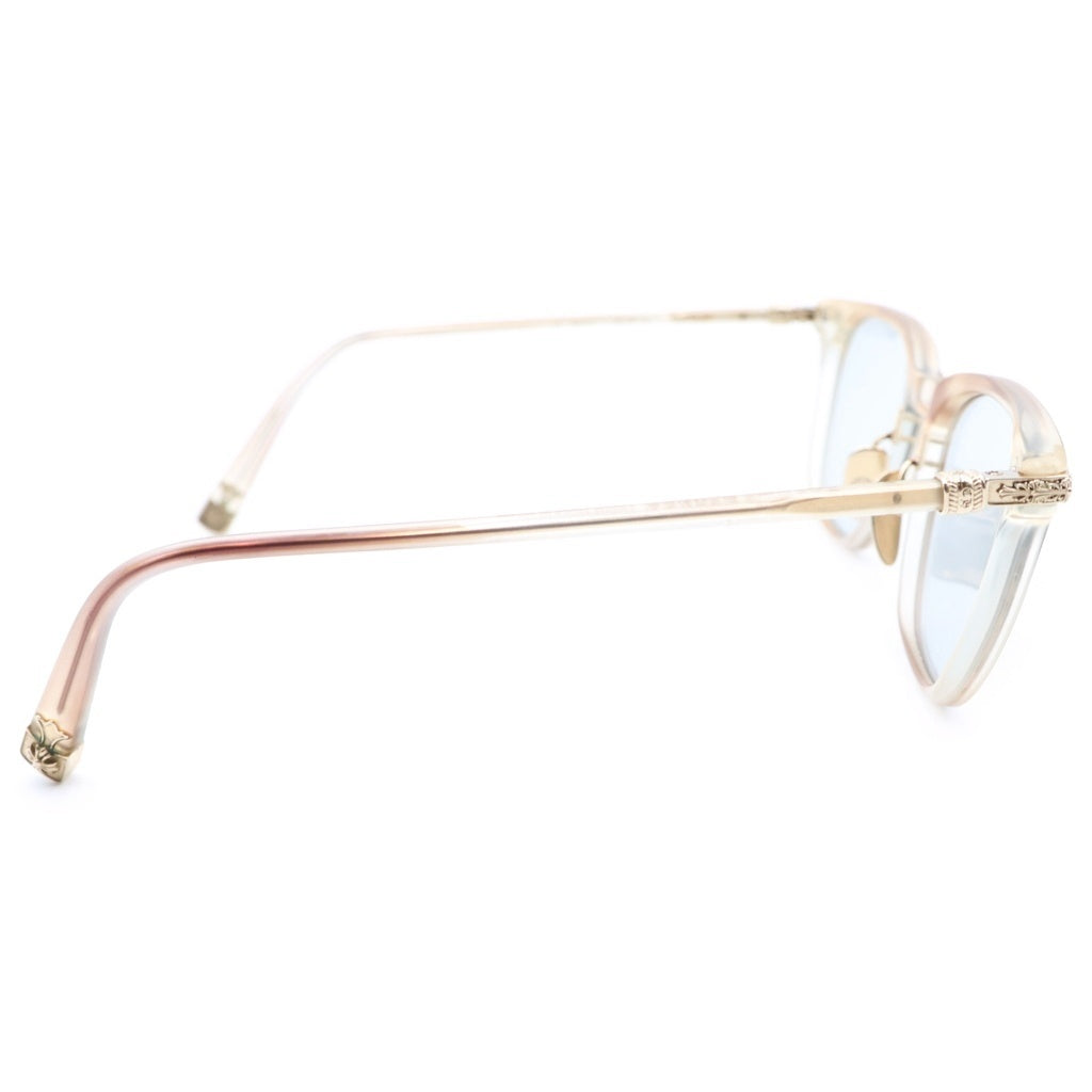 CHROME HEARTS(クロムハーツ) DARLIN サイドフローラル フレーム サングラス メガネ BK-18KGP ベージュ