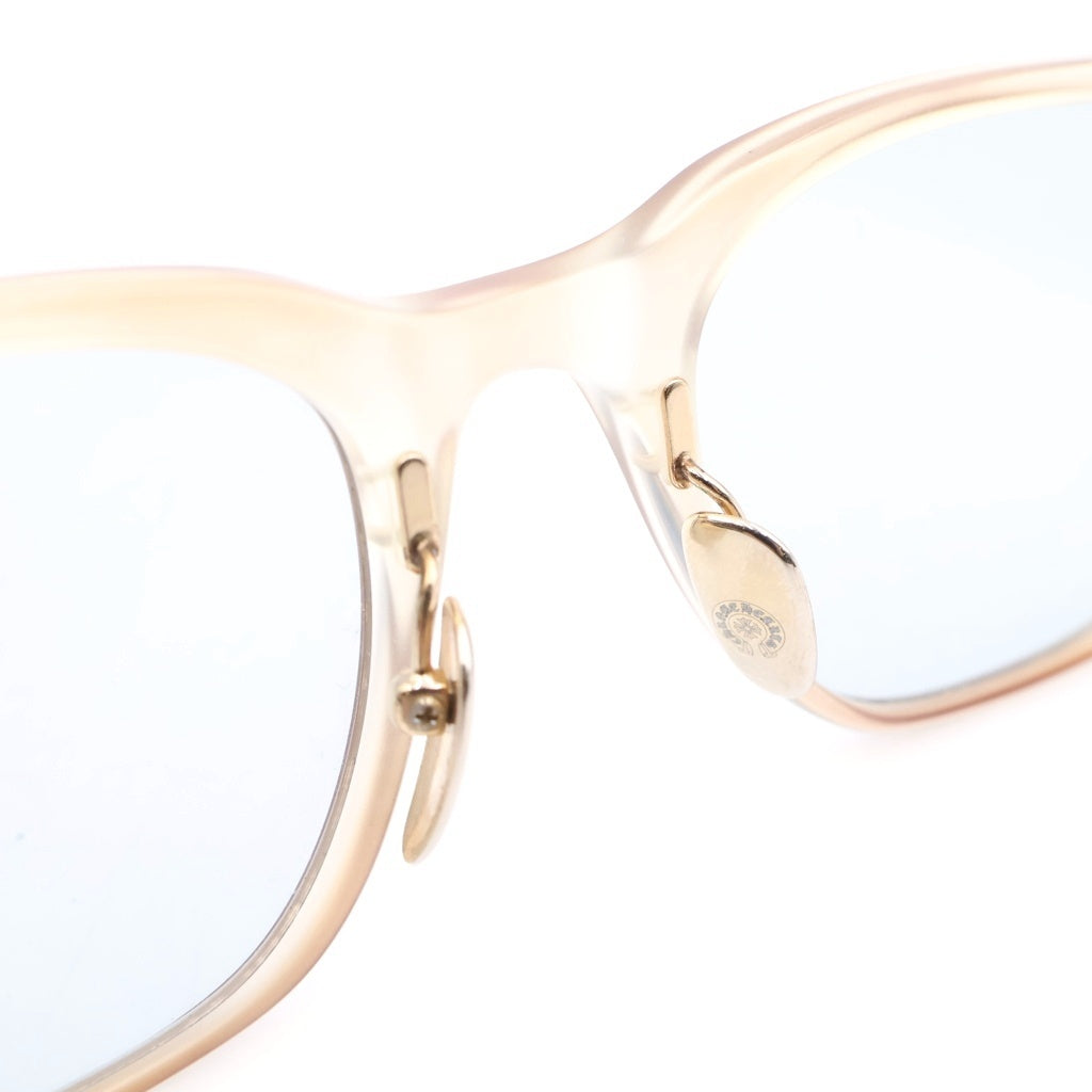 CHROME HEARTS(クロムハーツ) DARLIN サイドフローラル フレーム サングラス メガネ BK-18KGP ベージュ