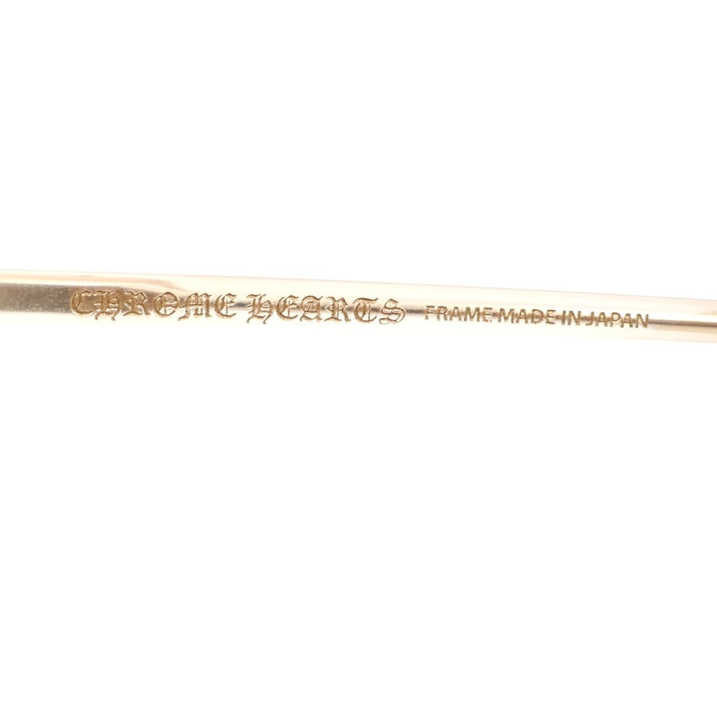 CHROME HEARTS(クロムハーツ) DARLIN サイドフローラル フレーム サングラス メガネ BK-18KGP ベージュ