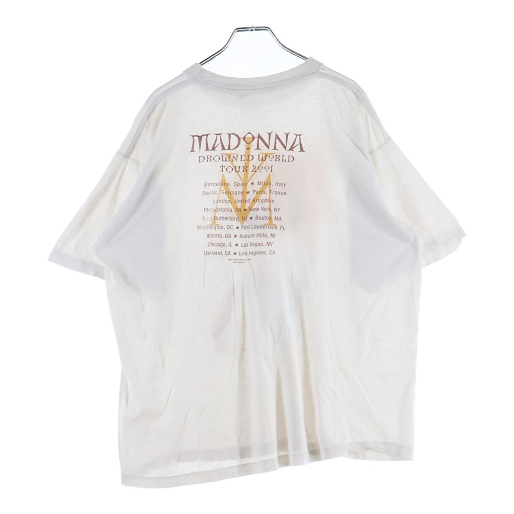 VINTAGE(ヴィンテージ) 00s MADONNA Drowned World Tour 2001 マドンナ フロント フォトプリント 半袖Tシャツ EUROタグ