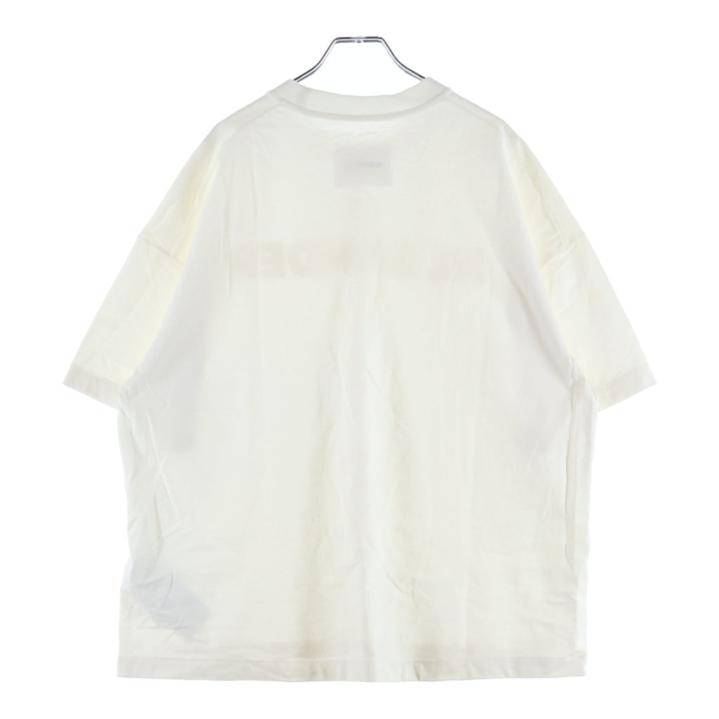 JIL SANDER(ジルサンダー) 25SS T-SHIRT ロゴプリント クルーネック 半袖Tシャツ カットソー ホワイト J21GC0168 J20243