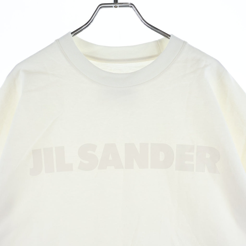 JIL SANDER(ジルサンダー) 25SS T-SHIRT ロゴプリント クルーネック 半袖Tシャツ カットソー ホワイト J21GC0168 J20243