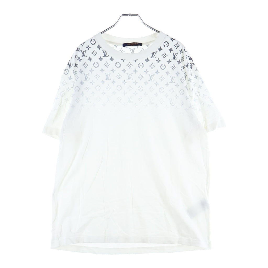 LOUIS VUITTON(ルイヴィトン) 25AW モノグラム グラディエント クルーネック 半袖Tシャツ カットソー ホワイト RM252MQ FSB HQY42W
