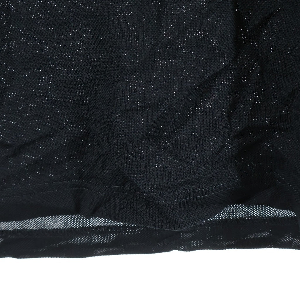 LOUIS VUITTON(ルイヴィトン) 25AW エンベリッシュド ダミエ ピケ クルーネック 半袖Tシャツ カットソー ブラック RM252MM JUV HTY10W