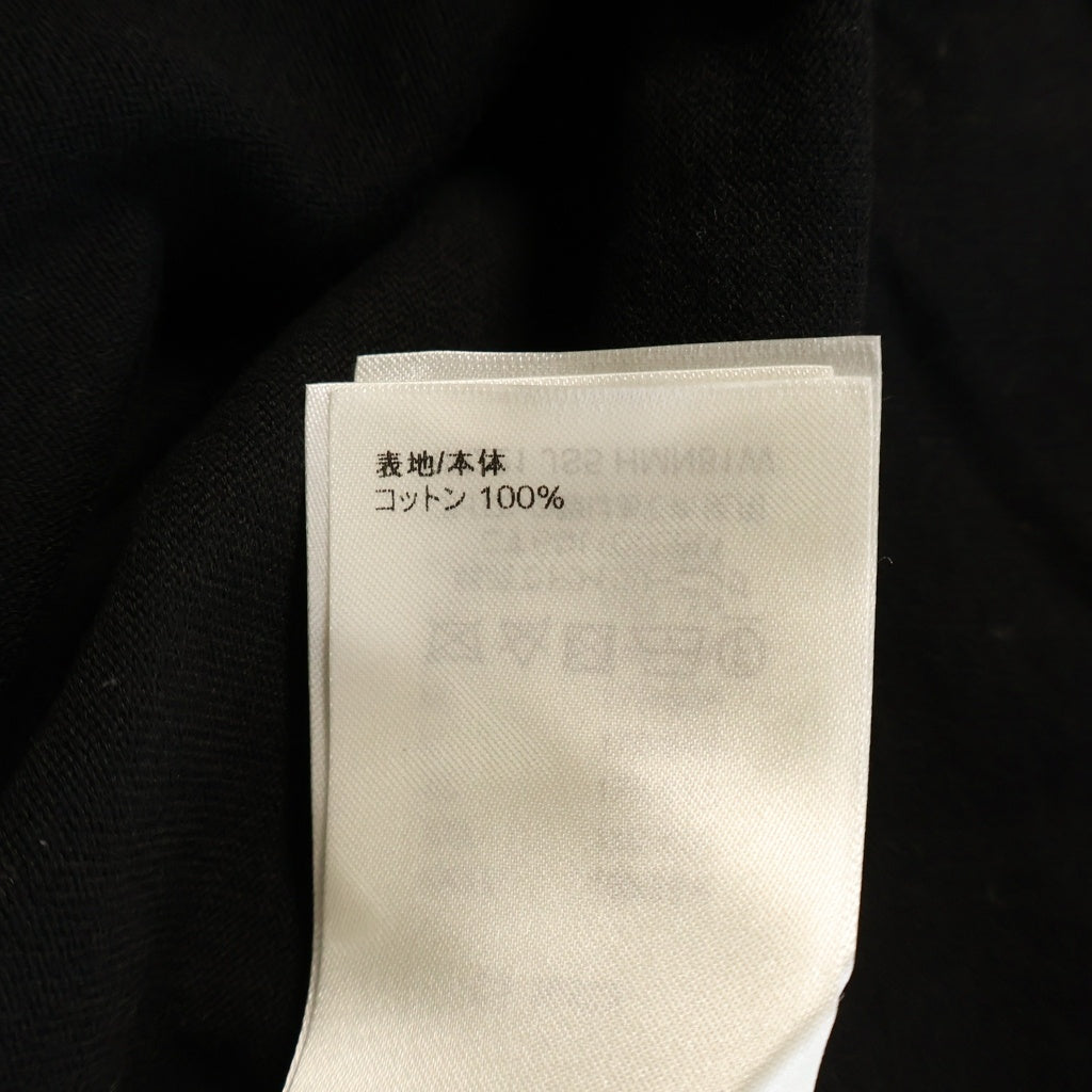 LOUIS VUITTON(ルイヴィトン) 22SS Amen Break インタルシアジャカード エブリデイ LV クルーネック ニット半袖Tシャツ カットソー ブラック RM221 JS5 HMN81W