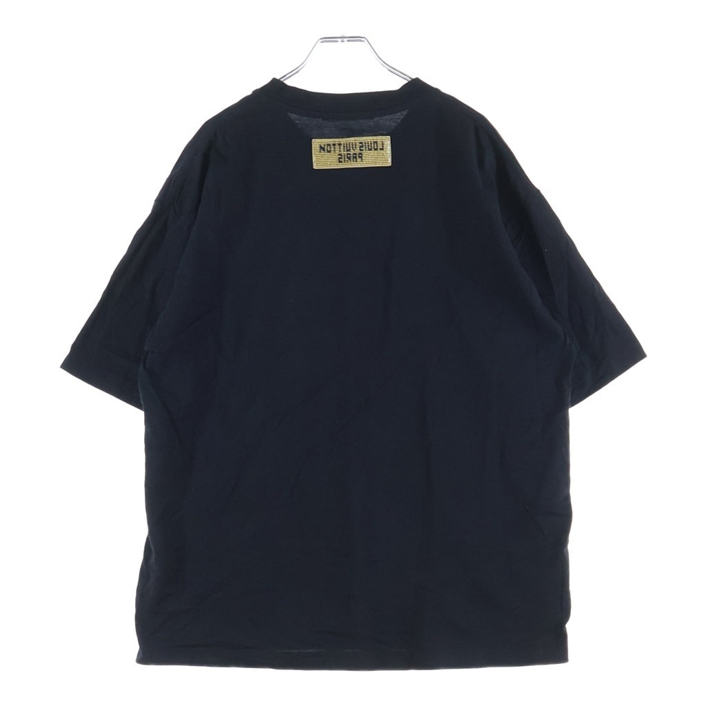 LOUIS VUITTON(ルイヴィトン) 23AW エンブロイダードビーズ クルーネック 半袖Tシャツ カットソー ブラック RM232 NPG HPY86W