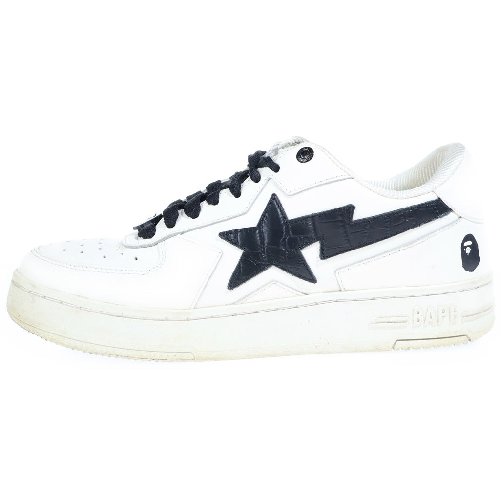 A BATHING APE(アベイシングエイプ) BAPE STA ローカットスニーカー ホワイト US9/27cm OZXSHM1913060