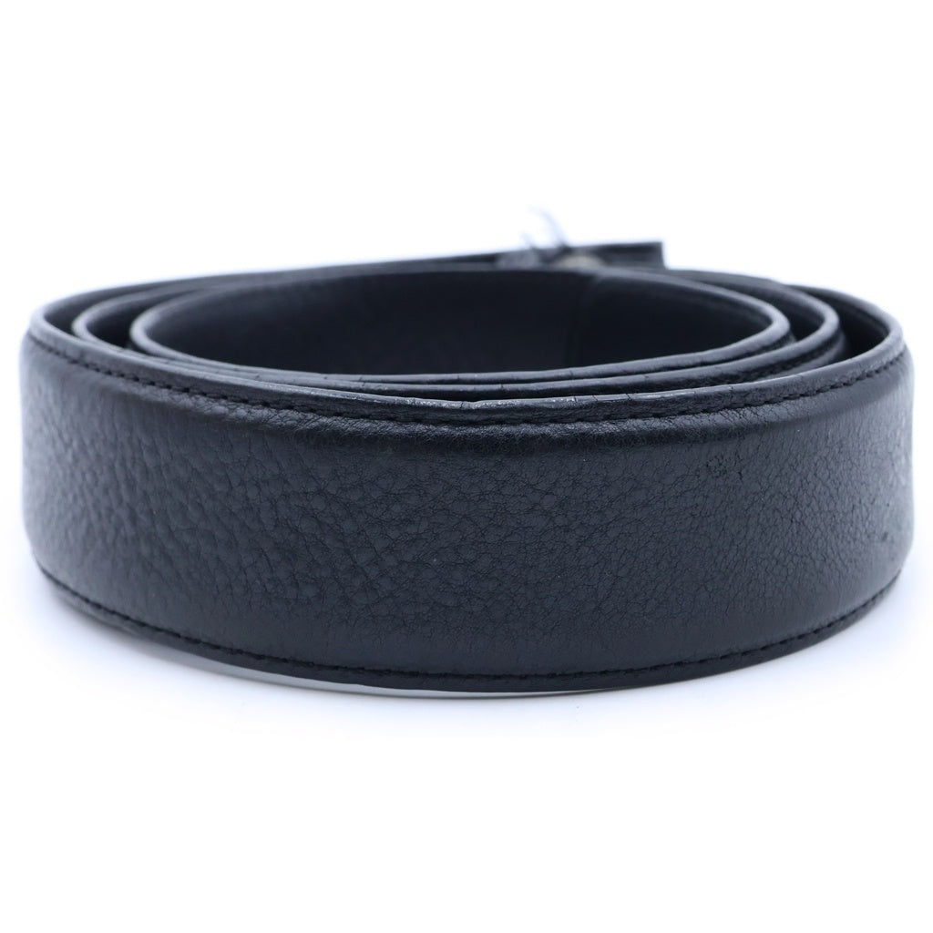 CHROME HEARTS(クロムハーツ) 1.5 STRAP 1.5inchスクロールレーベルリベッツ レザーベルト