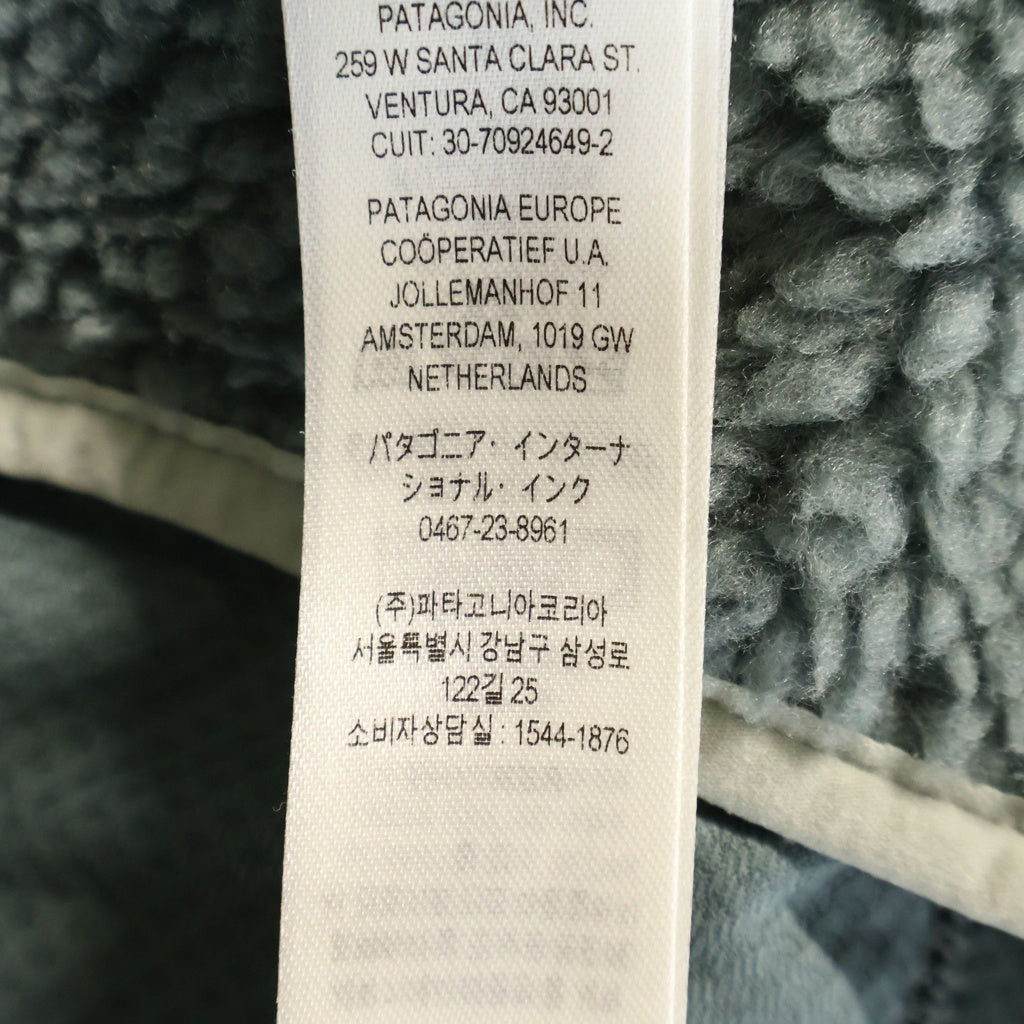 PATAGONIA(パタゴニア) 23AW CLASSIC RETRO-X JACKET クラシック レトロX ボアフリースジャケット グレー STY23056FA23 23056FA23