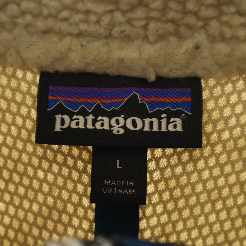 PATAGONIA(パタゴニア) 19AW CLASSIC RETRO-X JACKET クラシック レトロX ボアフリースジャケット ベージュ/ネイビー STY23056FA19 23056FA19