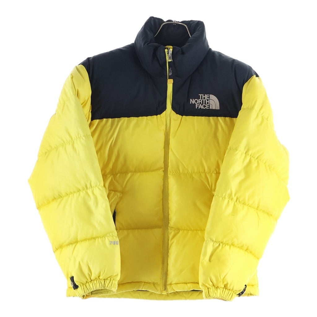 THE NORTH FACE(ザノースフェイス) NUPTSE JACKET ヌプシ ジップアップナイロンダウンジャケット イエロー/ブラック NFD00A62