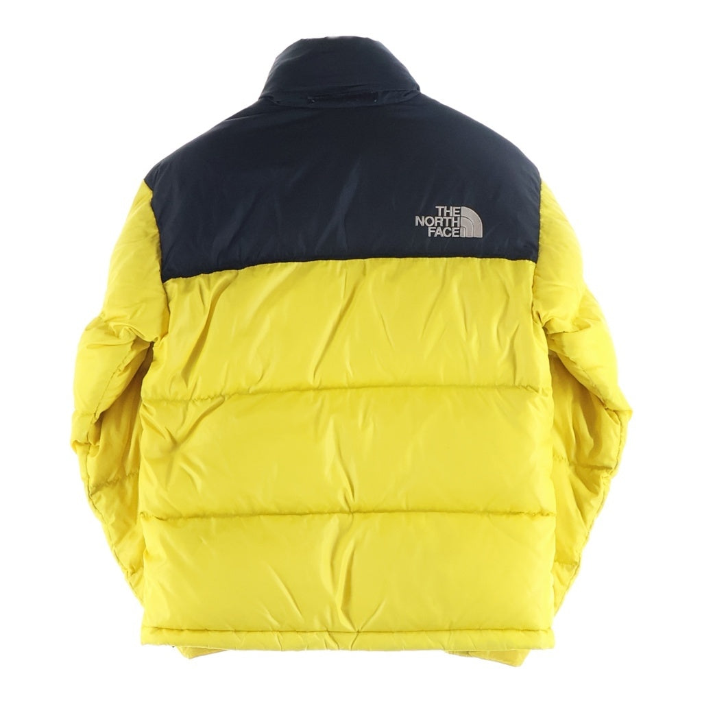 THE NORTH FACE(ザノースフェイス) NUPTSE JACKET ヌプシ ジップアップナイロンダウンジャケット イエロー/ブラック NFD00A62
