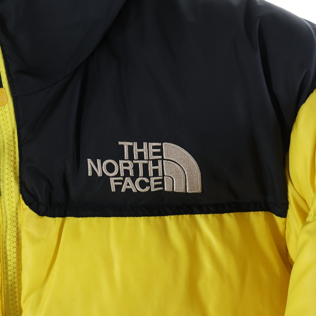 THE NORTH FACE(ザノースフェイス) NUPTSE JACKET ヌプシ ジップアップナイロンダウンジャケット イエロー/ブラック NFD00A62