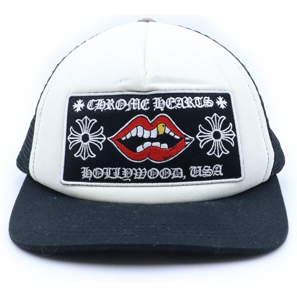 CHROME HEARTS(クロムハーツ) ×MATTY BOY CHOMPER TRUCKER CAP マッティ ボーイ チョンパー メッシュ トラッカーキャップ 帽子 ブラック/ホワイト レディース
