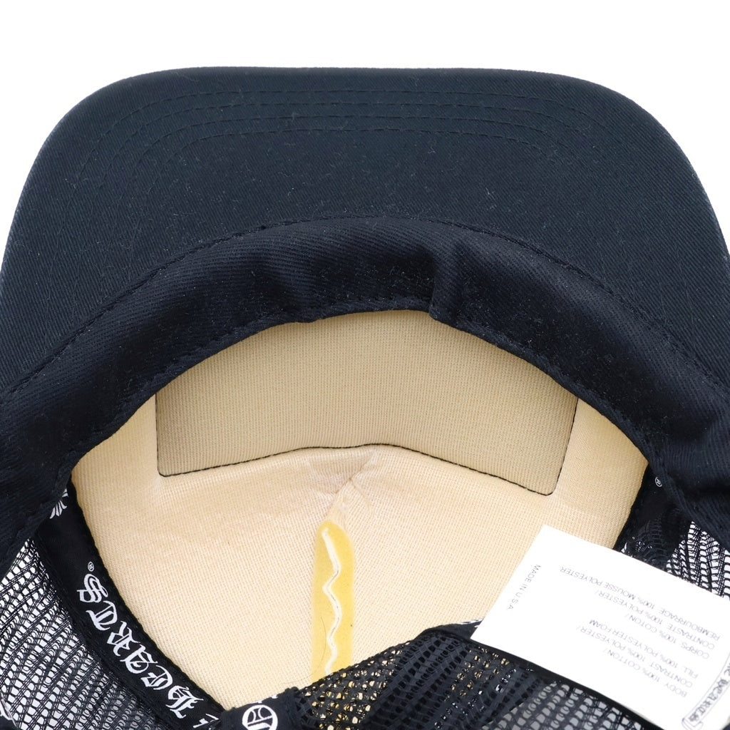 CHROME HEARTS(クロムハーツ) ×MATTY BOY CHOMPER TRUCKER CAP マッティ ボーイ チョンパー メッシュ トラッカーキャップ 帽子 ブラック/ホワイト レディース