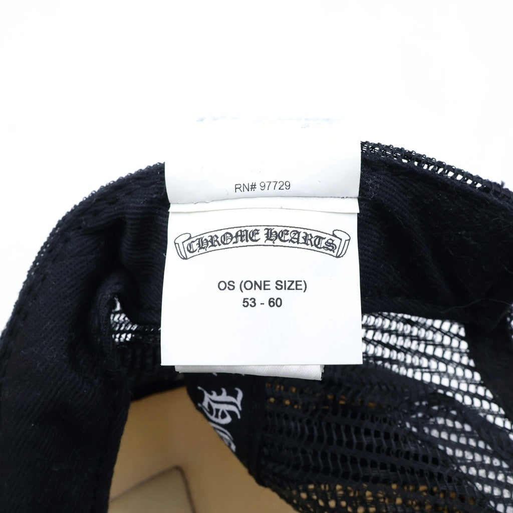 CHROME HEARTS(クロムハーツ) ×MATTY BOY CHOMPER TRUCKER CAP マッティ ボーイ チョンパー メッシュ トラッカーキャップ 帽子 ブラック/ホワイト レディース