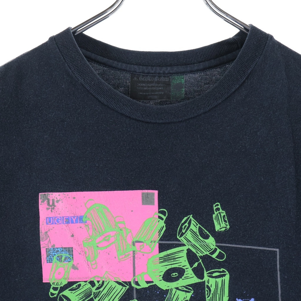 UNDERCOVER(アンダーカバー) 00SS ARCHIVE SK務PT期 FUTURE クルーネック半袖Tシャツ カットソー ブラック