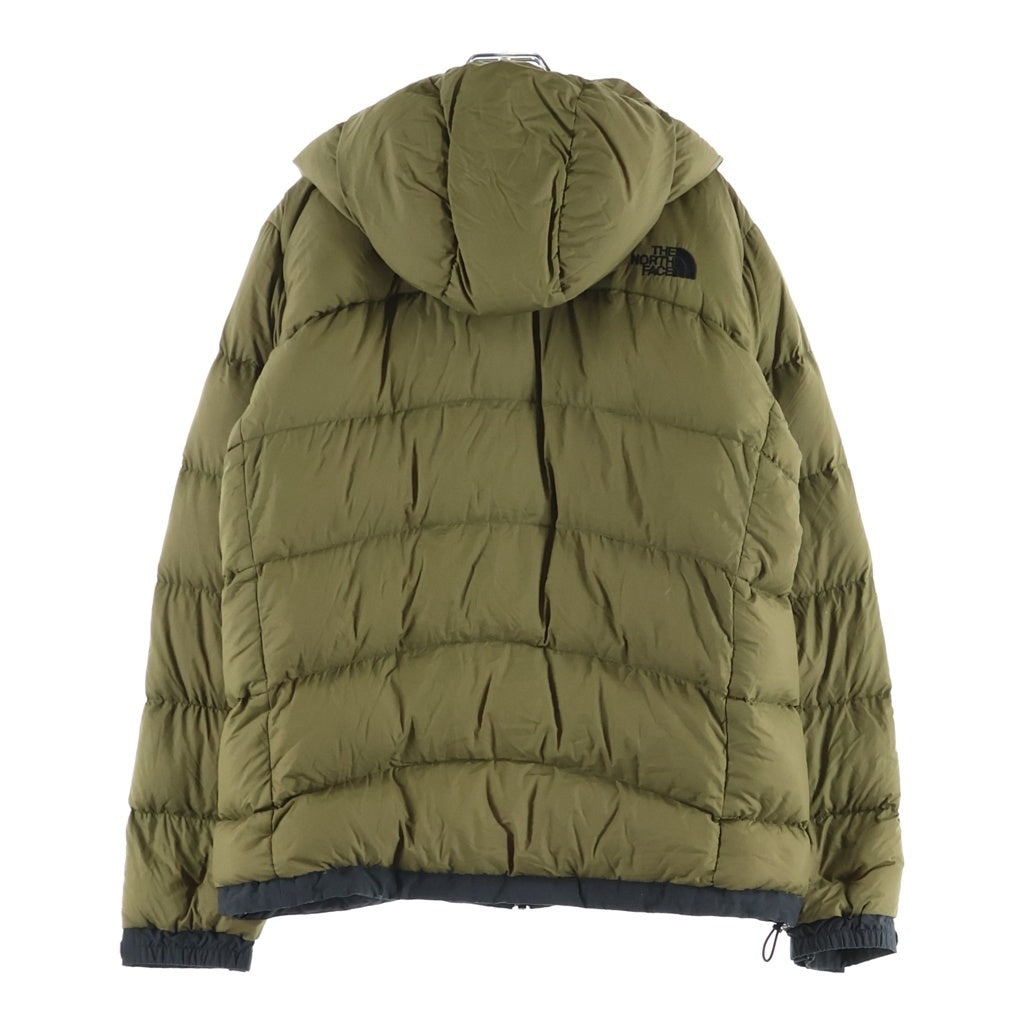 THE NORTH FACE(ザノースフェイス) ACONCAGUA HOODIE アコンカグア ジップアップフーデッド ナイロンダウンジャケット カーキ ND91717Z