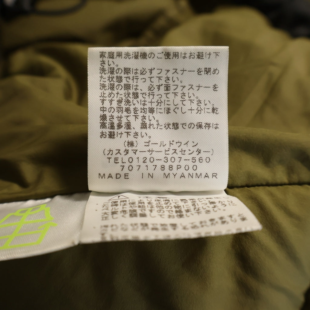 THE NORTH FACE(ザノースフェイス) ACONCAGUA HOODIE アコンカグア ジップアップフーデッド ナイロンダウンジャケット カーキ ND91717Z