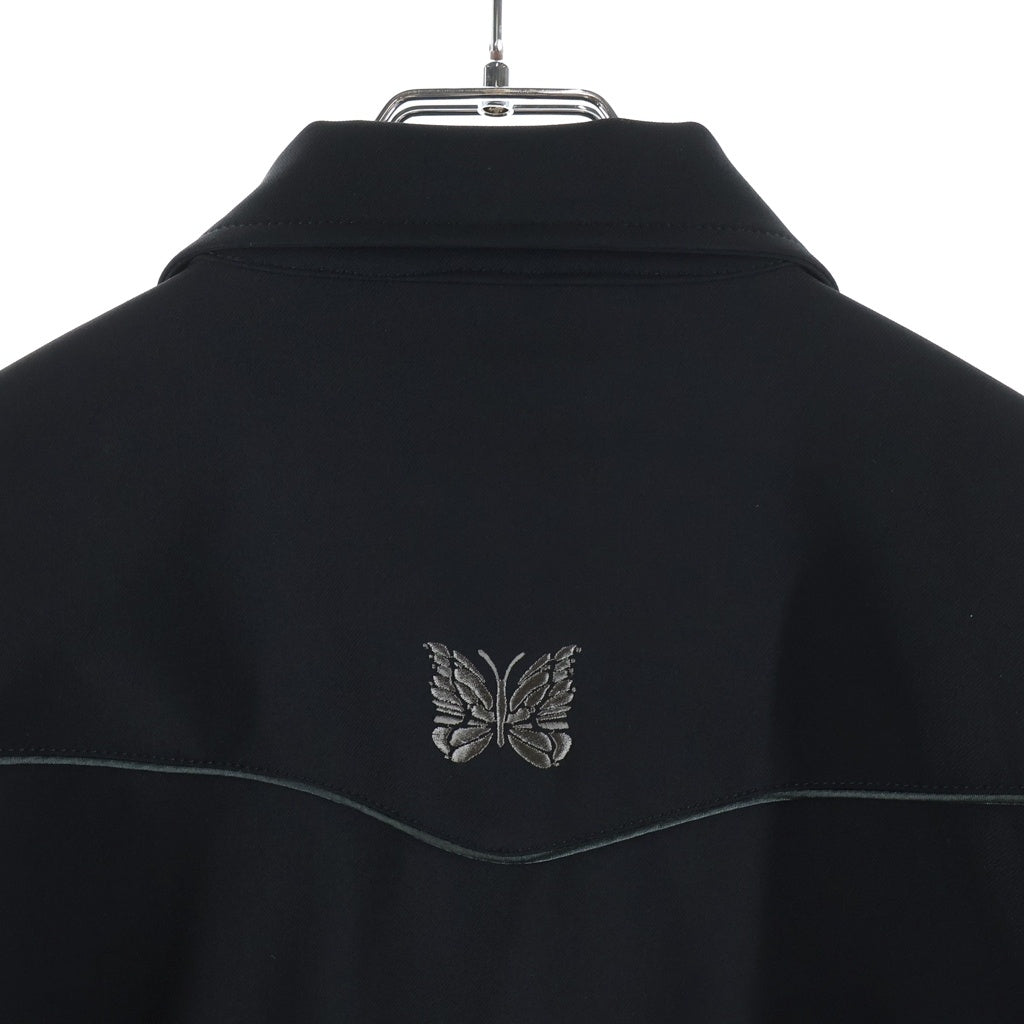 Needles(ニードルス) Piping Cowboy Jacket パイピング パピヨンエンブロイダリー カウボーイジャケット ブラック QV217