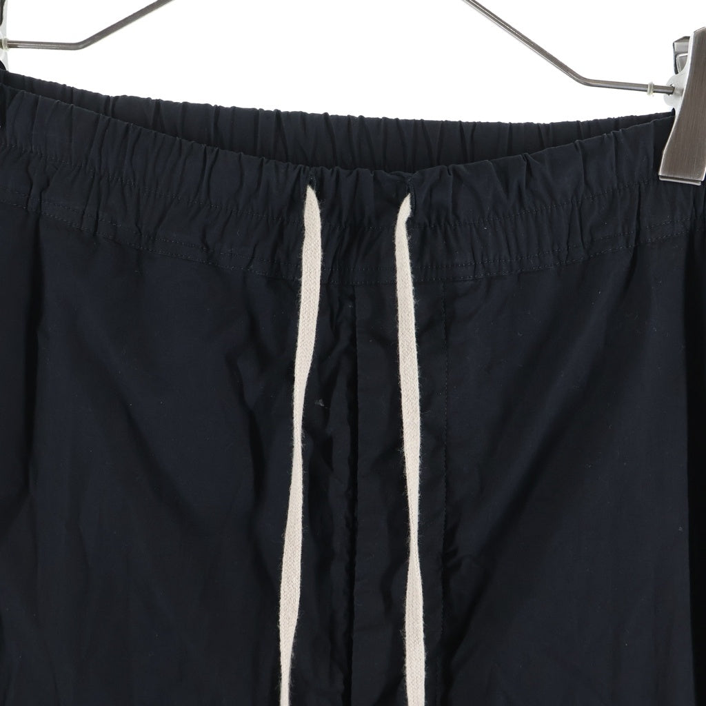 Rick Owens(リックオウエンス) 18SS DRAWSTRING LONG TROUSERS DIRT期 ドローストリングロングトラウザー サルエルパンツ ブラック RU18S5380-P