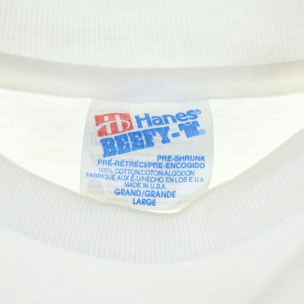 VINTAGE(ヴィンテージ) 90S VINTAGE GREATFUL DEAD HANESタグ グレイトフルデッド ベアー ローズ クルーネック半袖Tシャツ カットソー ホワイト