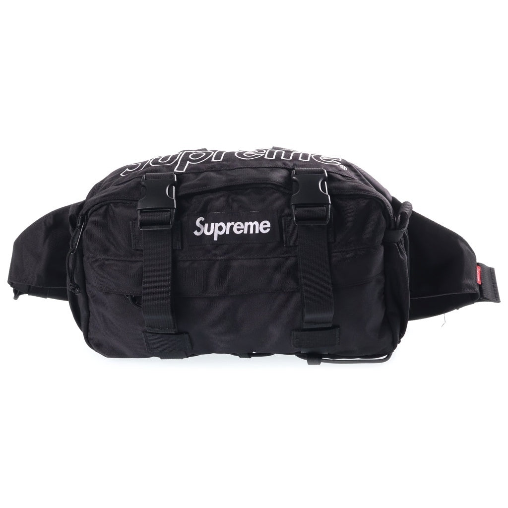 SUPREME(シュプリーム) 19AW Waist Bag ボックスロゴ ウエストバッグ ブラック