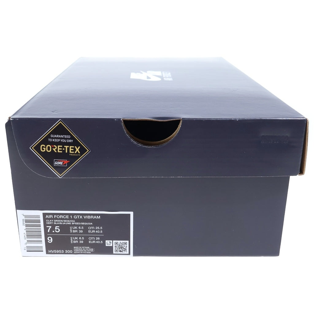 NIKE(ナイキ) AIR FORCE 1 LOW GORE-TEX VIBRAM エアフォース1 ゴアテックス ビブラム ローカットスニーカー グリーン US7.5/25.5cm HV5953-300