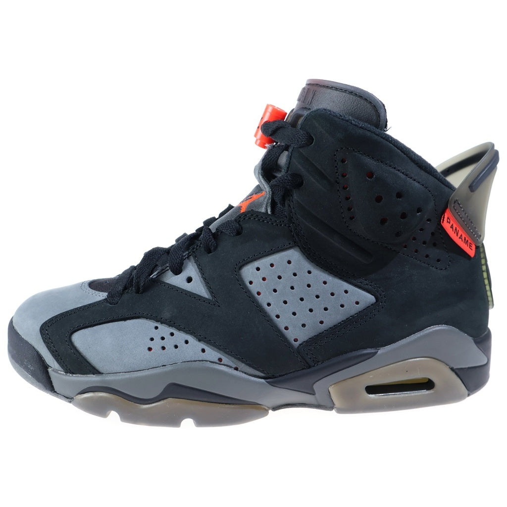 NIKE(ナイキ) ×PARIS SAINT GERMAIN AIR JORDAN 6 RETRO INFRARED パリサンジェルマン エアジョーダン6 ハイカットスニーカー ブラック/グレー US7/25cm CK1229-001