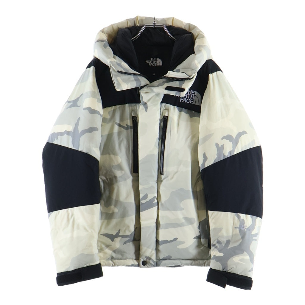THE NORTH FACE(ザノースフェイス) NOVELTY BALTRO LIGHT JACKET ノベルティバルトロライト フーデッドダウンジャケット ホワイト/ブラック ND91720