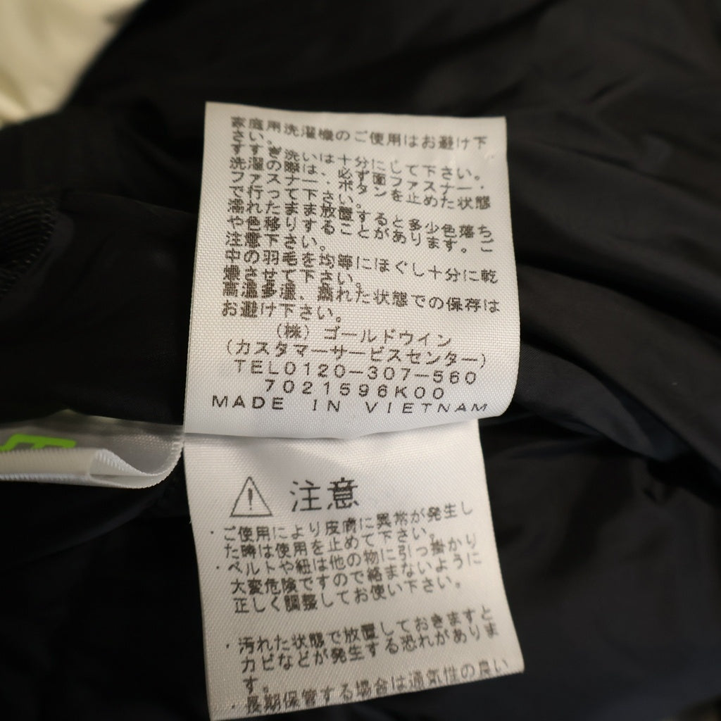 THE NORTH FACE(ザノースフェイス) NOVELTY BALTRO LIGHT JACKET ノベルティバルトロライト フーデッドダウンジャケット ホワイト/ブラック ND91720
