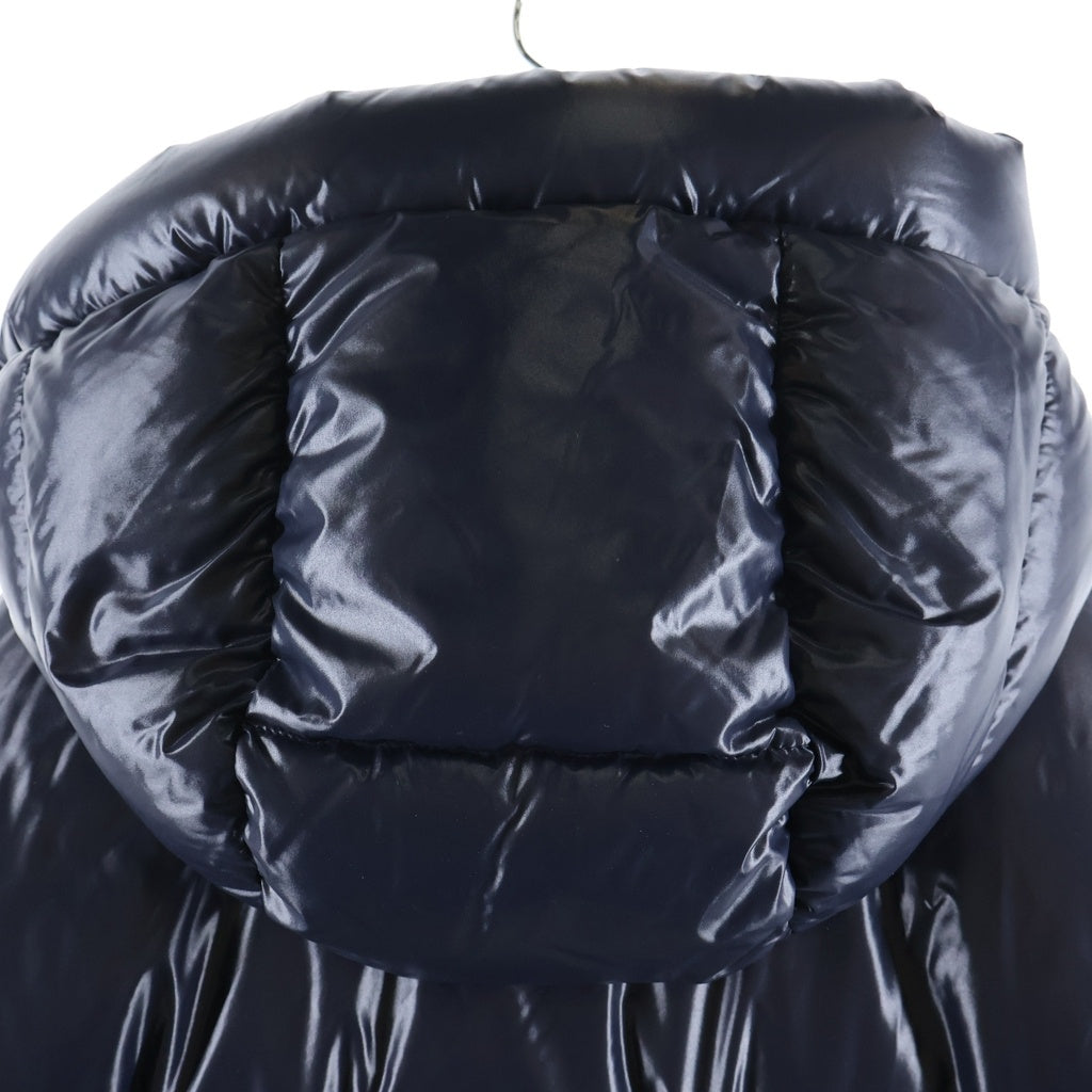 MONCLER(モンクレール) 18AW ARBONNE アルボンヌ 素材切り替え ダブルジップ フーデッドナイロンダウンジャケット ネイビー/カーキ D20914199485